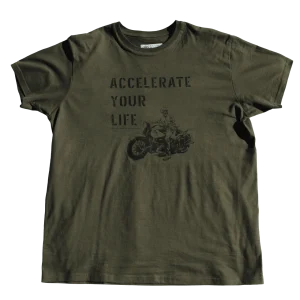 T-shirt "Accelerate" — Military Heritage Edition