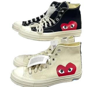 Converse x Comme des Garçons PLAY Chuck 70 High Top chaussures