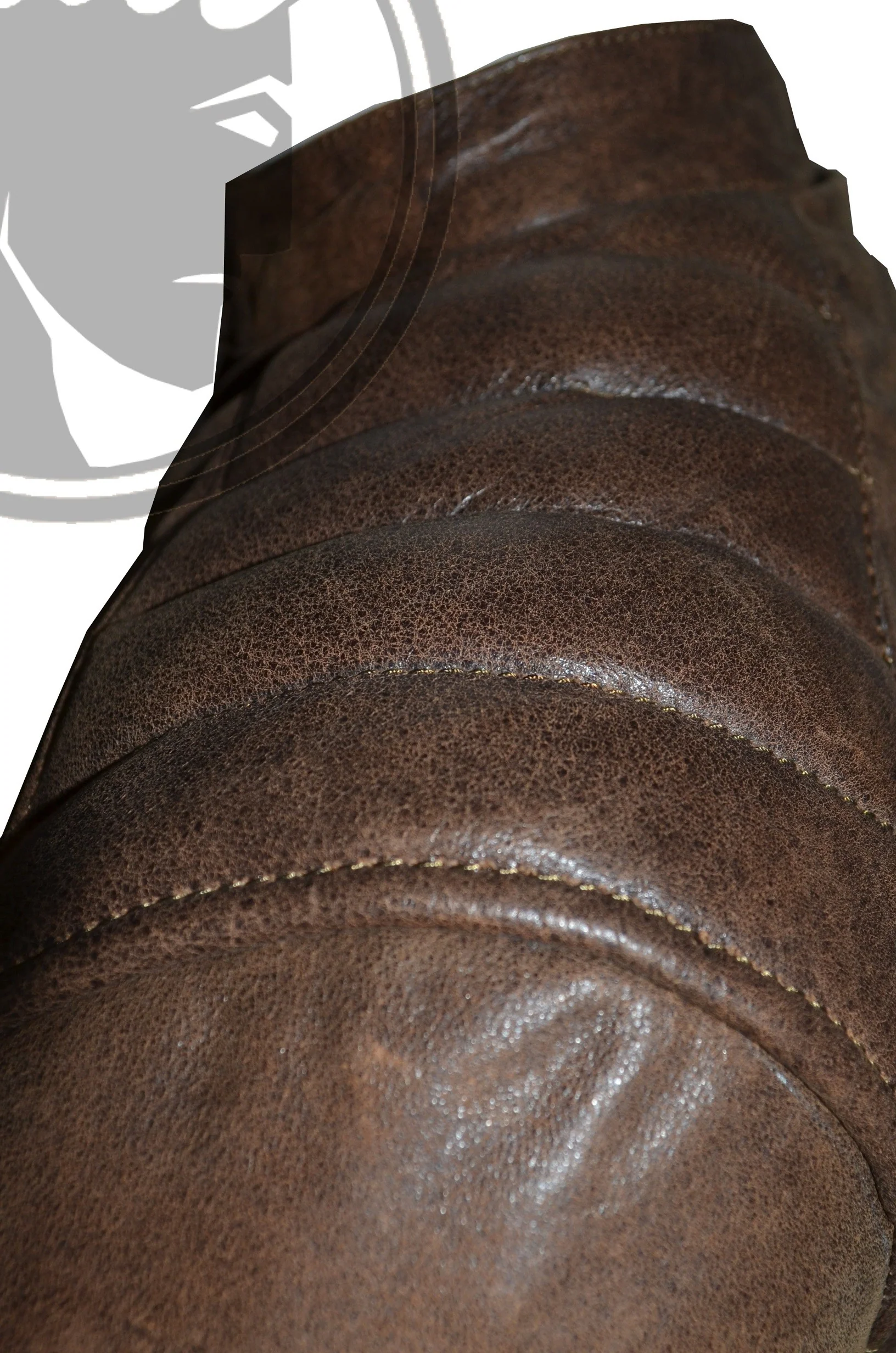 Blouson Moto Homme Marron VINTAGE en Cuir – Image 3