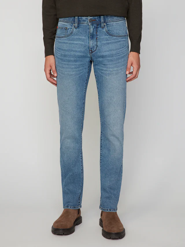 PROJEK RAW - Jean Baru pour homme, coupe droite, couleur denim – Image 4