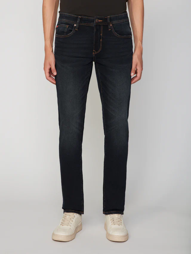 PROJEK RAW - Jean Baru pour homme, coupe droite, couleur denim – Image 5