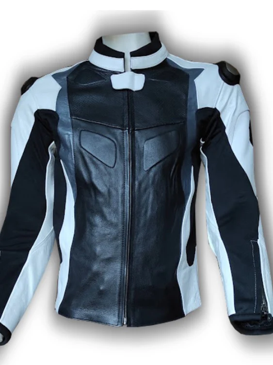 Blouson Moto Racing Eté Homme Cuir