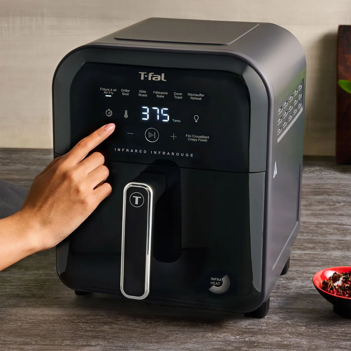 T-fal - Friteuse à air infrarouge 6 L (6.3 qt) 2.0 avec technologie Infra-Heat – Image 4