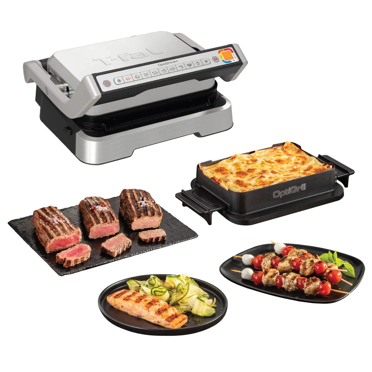 T-fal OptiGrill - Gril électrique d'intérieur intelligent 4-en-1 – Image 2