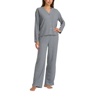 Splendid - Ensemble cardigan et pantalon jambe ouverte pour femmes, 2-pièces