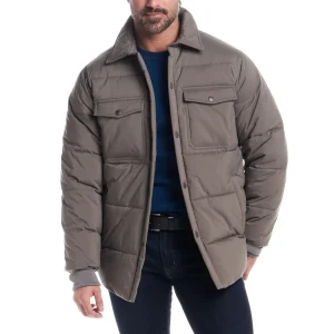 Weatherproof - Veste chemise matelassée pour hommes