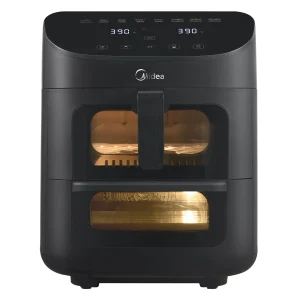 Midea - Friteuse à air chaud à double étage de 11 L (11,6 qt)