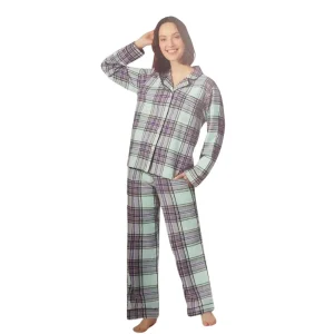 BedHead Pyjama en flanelle à col cranté