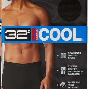 32 Degrees - Boxeur ajusté en filet confort pour homme, paquet de 3