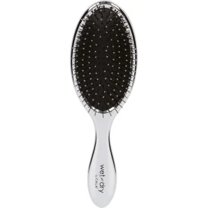 Brosse à cheveux Cala Wet-n-dry argent métallisé