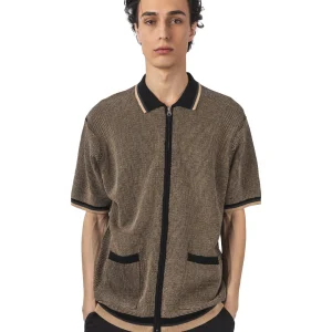 Zip Knit Polo