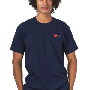 T-Shirt Double Burgendy emblem Knit