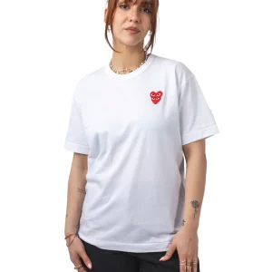 T-Shirt Double Red Emblem Knit