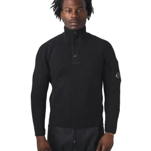 KNITWEAR POLO COLLAR IN FULL RIB