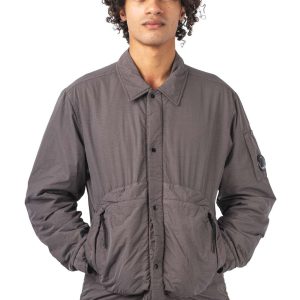 FLATT NYLON BUTTONED JACKET