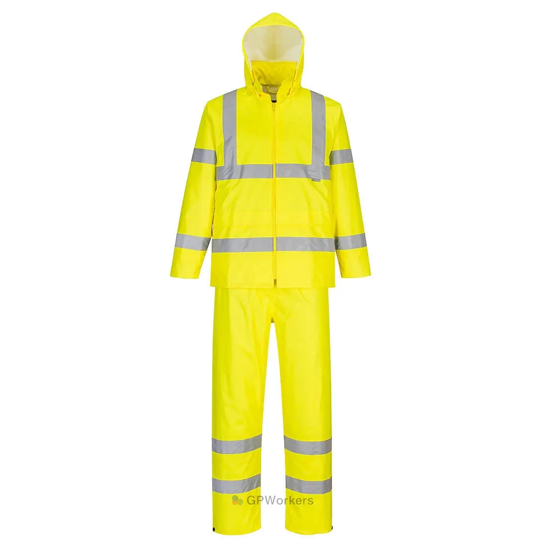 ENSEMBLE DE PLUIE ENROULABLE HAUTE VISIBILITÉ – Image 3