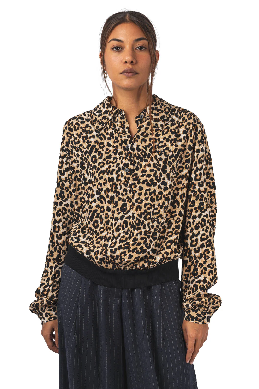 Rib Hem Polo Shirt – Image 2