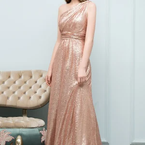 Robe Demoiselle d'Honneur Rose Gold