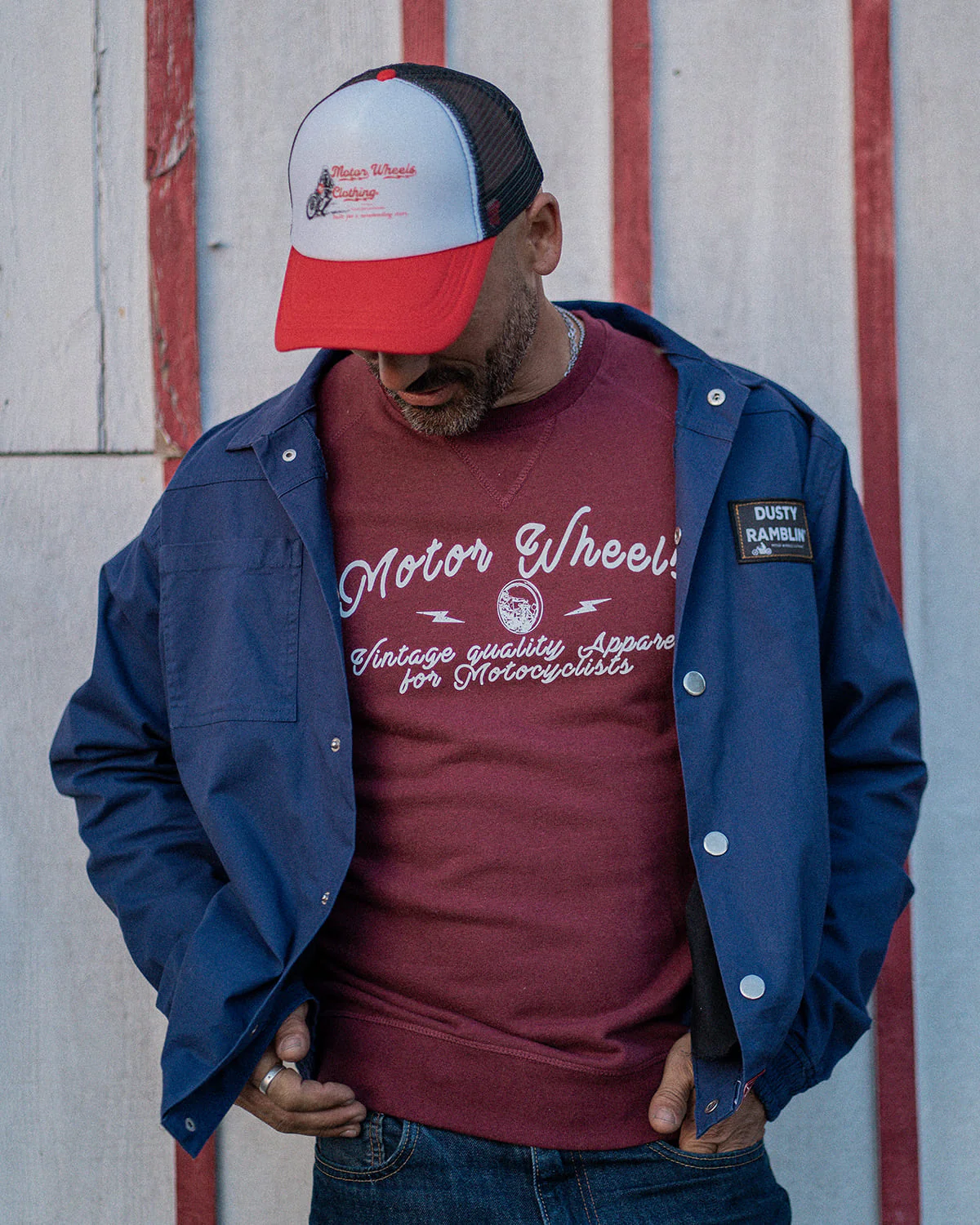 Veste de travail "Dusty Ramblin’" — Workwear biker vintage | Motor Wheels Clothing – Image 4