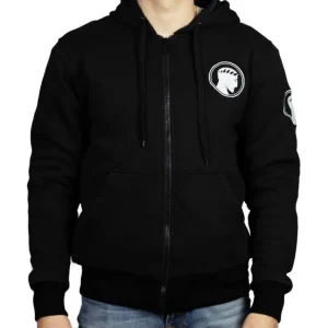STREETWEAR Sweat été Hoodie Moto à capuche avec Protections