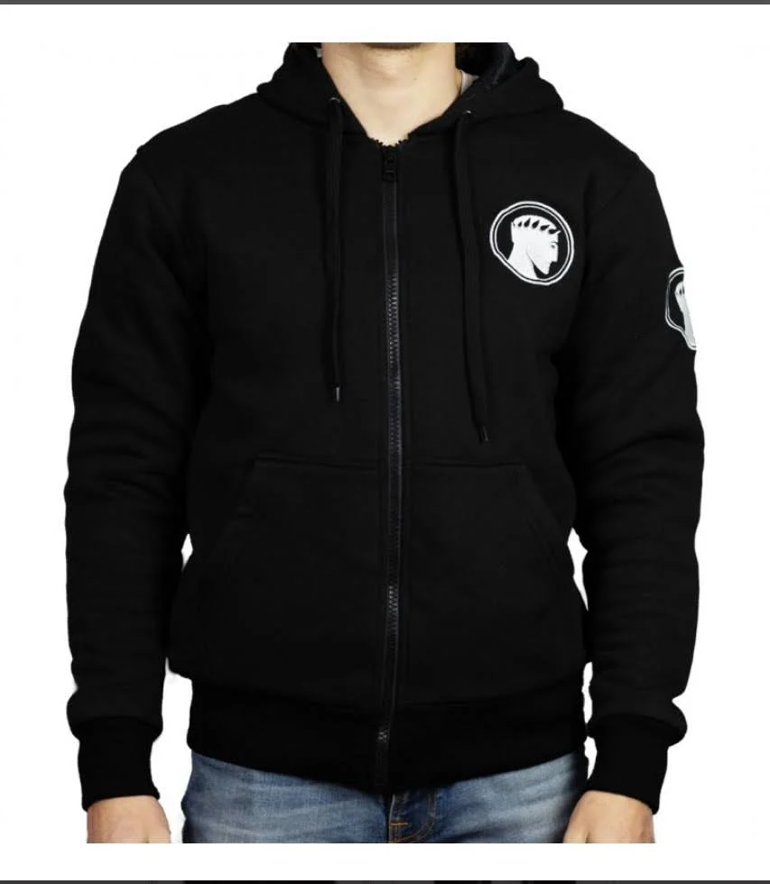 STREETWEAR Sweat été Hoodie Moto à capuche avec Protections