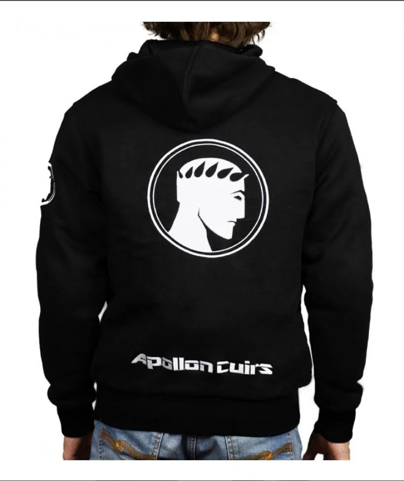 STREETWEAR Sweat été Hoodie Moto à capuche avec Protections – Image 2