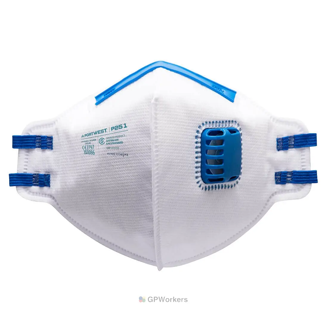 MASQUE PLIABLE FFP2 AVEC VALVE (20Pièces)