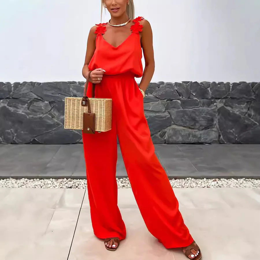 Combinaison d'Été Femme Élégante à Motifs - Jumpsuit Tendance 2025 – Image 4