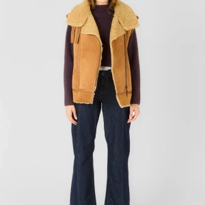 CHRISTELLE GILET TOBACCO