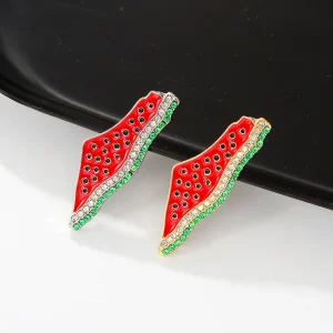 Pins Palestine Pastèque Zircone