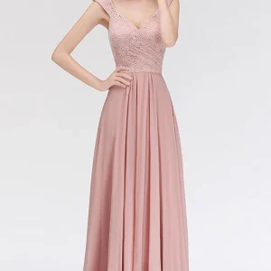 Robe Rose Pour Demoiselle d'Honneur