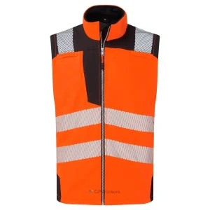 SOFTSHELL SANS MANCHES HI-VIS (3 COUCHES)