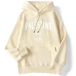 Sweat à Capuche Palestine Beige