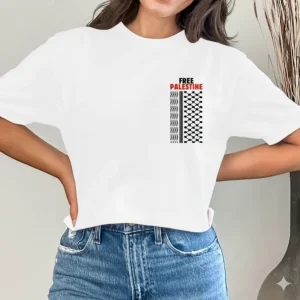 Tee Shirt Free Palestine Femme