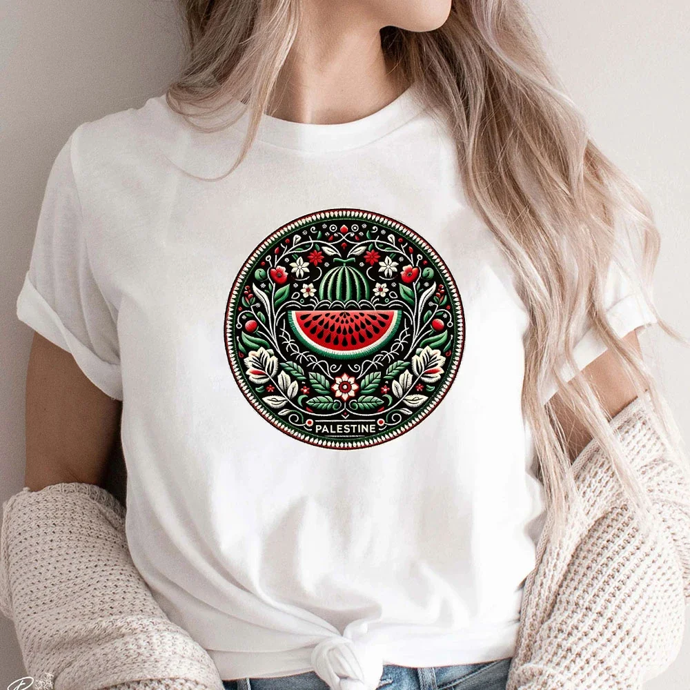 T Shirt Palestine Femme Pastèque 🍉 – Image 2