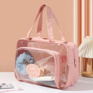 Trousse Toilette Transparente Grand Format