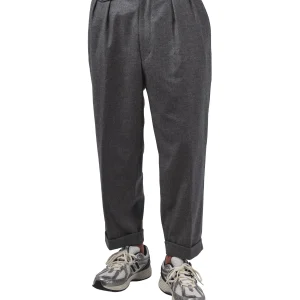 2 Pleats Tapered Flannel