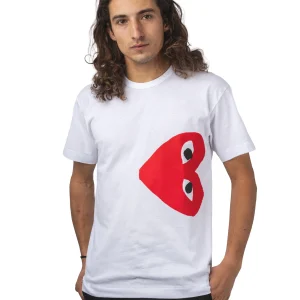 T-SHIRT LOGO PRINT RED HEART