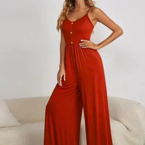 Combi pantalon terracotta