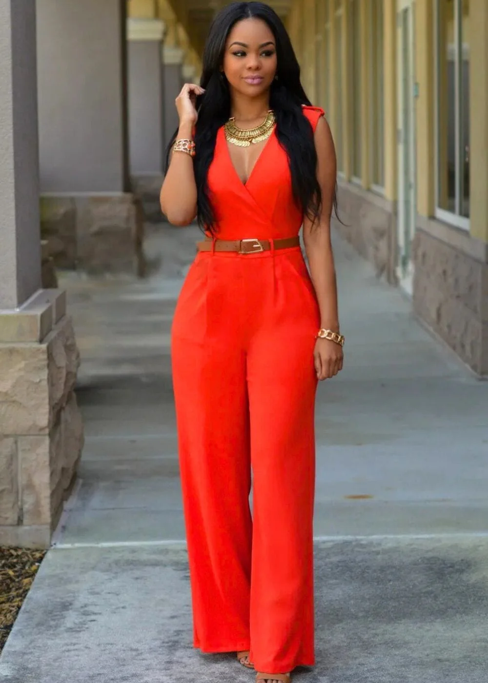 Combi terracotta femme