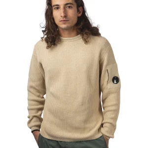 COTTON SEA ISLAND CREWNECK LENS SWEATER