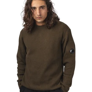 COTTON SEA ISLAND CREWNECK LENS SWEATER