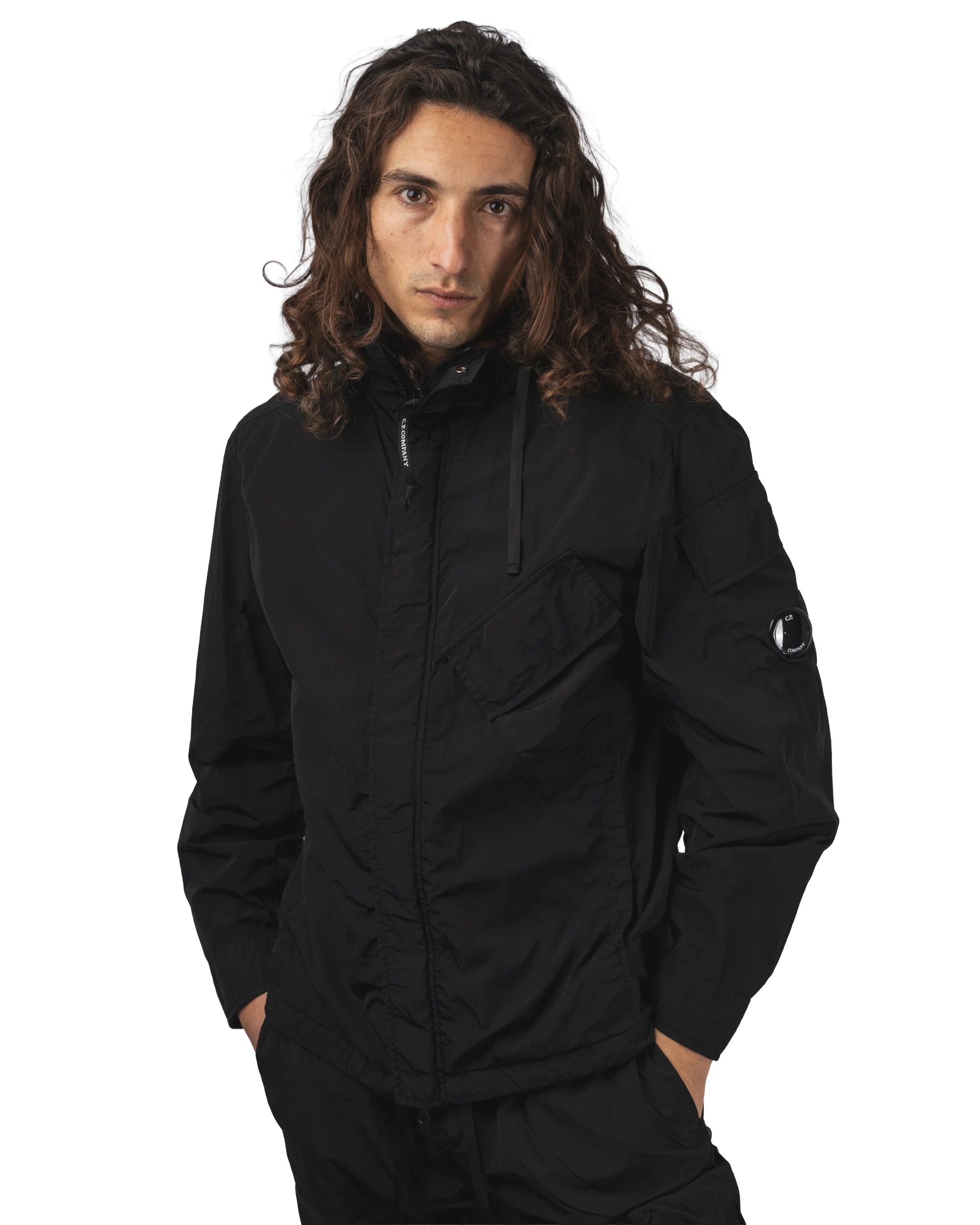 CHROME-R HOODED LENS OVERSHIRT