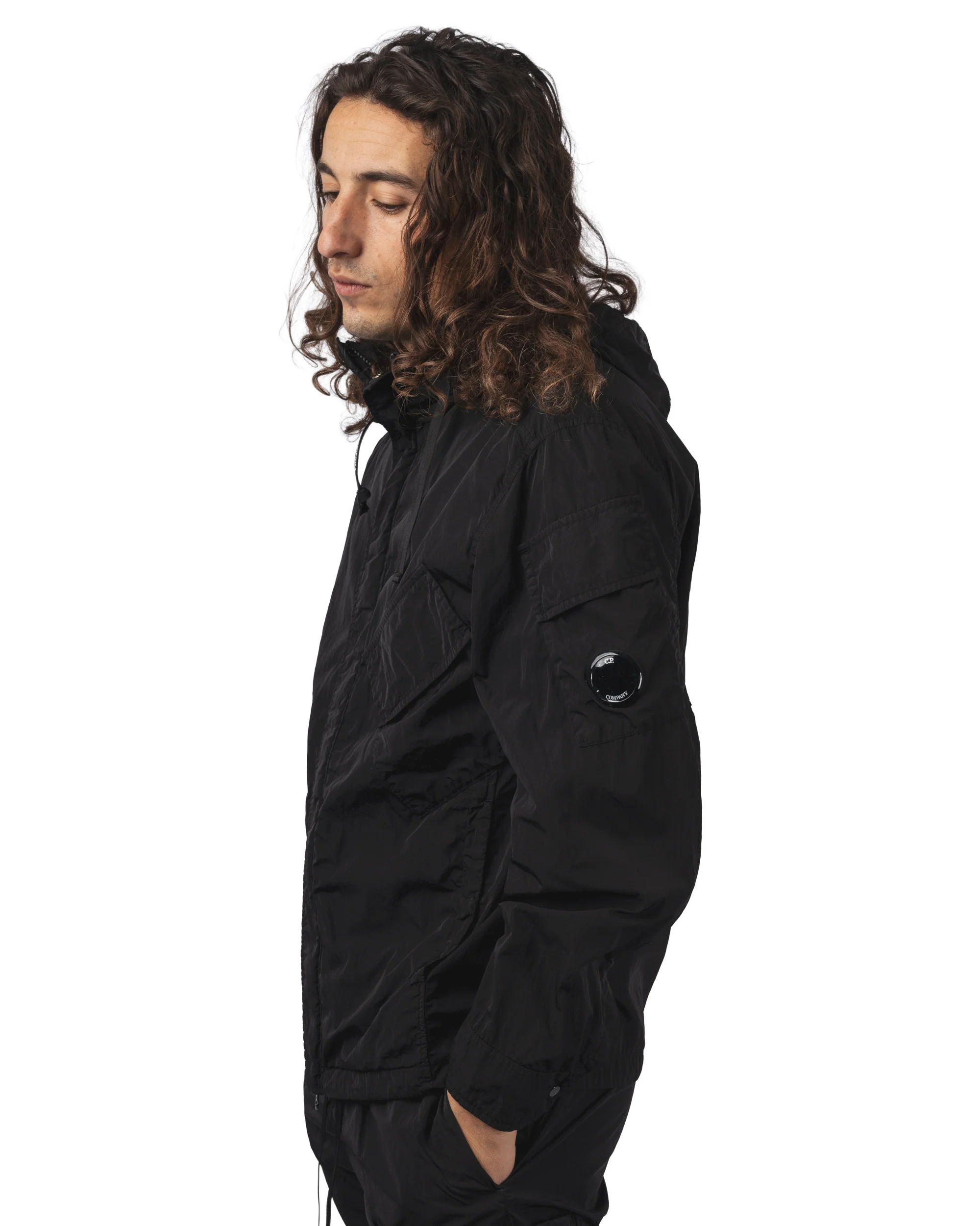 CHROME-R HOODED LENS OVERSHIRT – Image 4