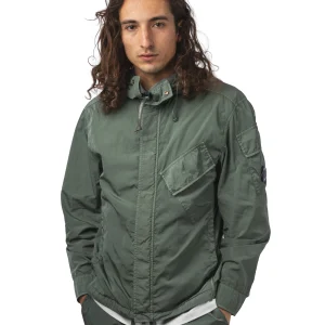 CHROME-R HOODED LENS OVERSHIRT