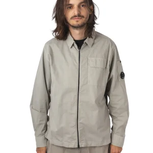Overshirt in Organic Gabardine