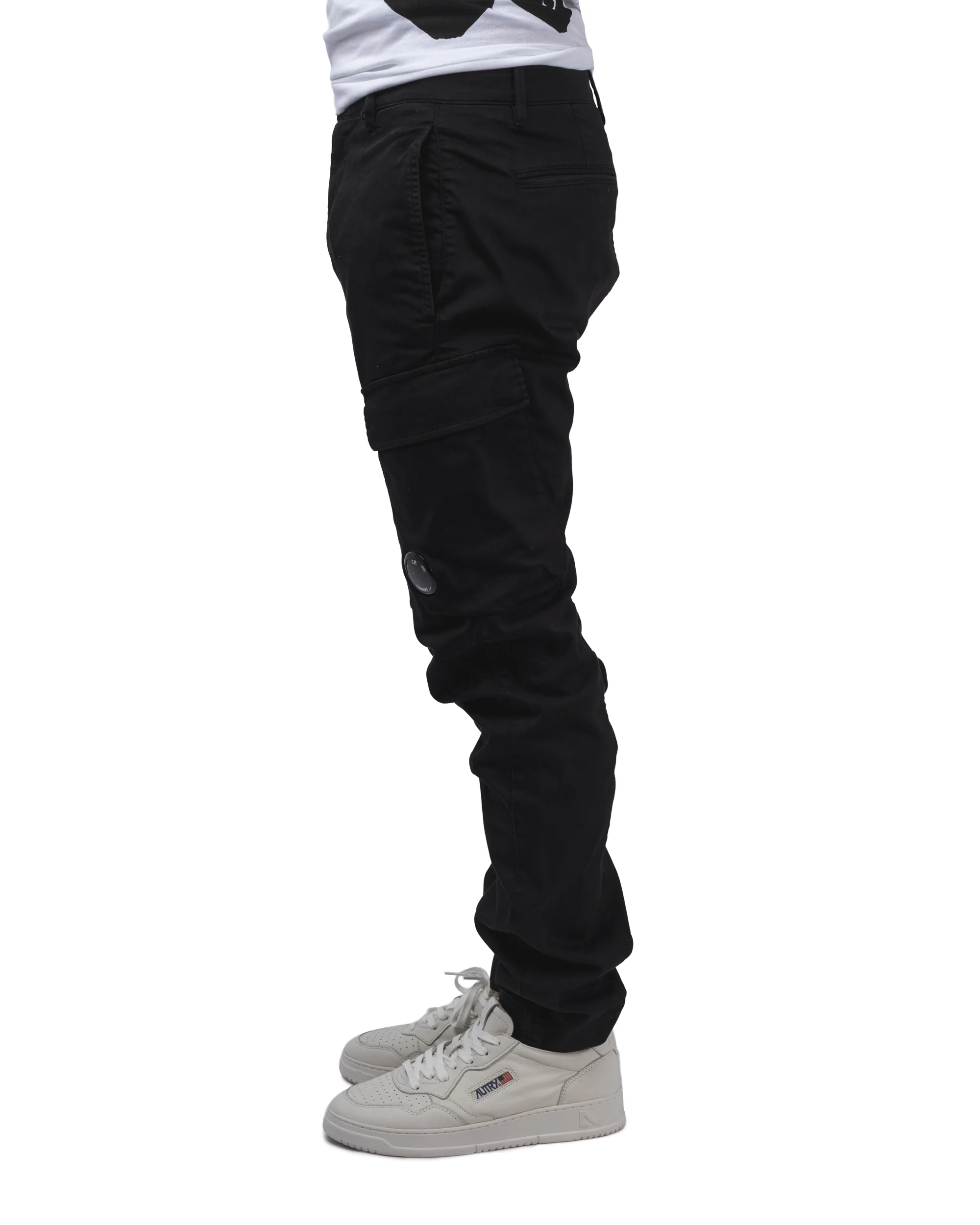 STRETCH SATEEN ERGONOMIC CARGO PANTS – Image 4