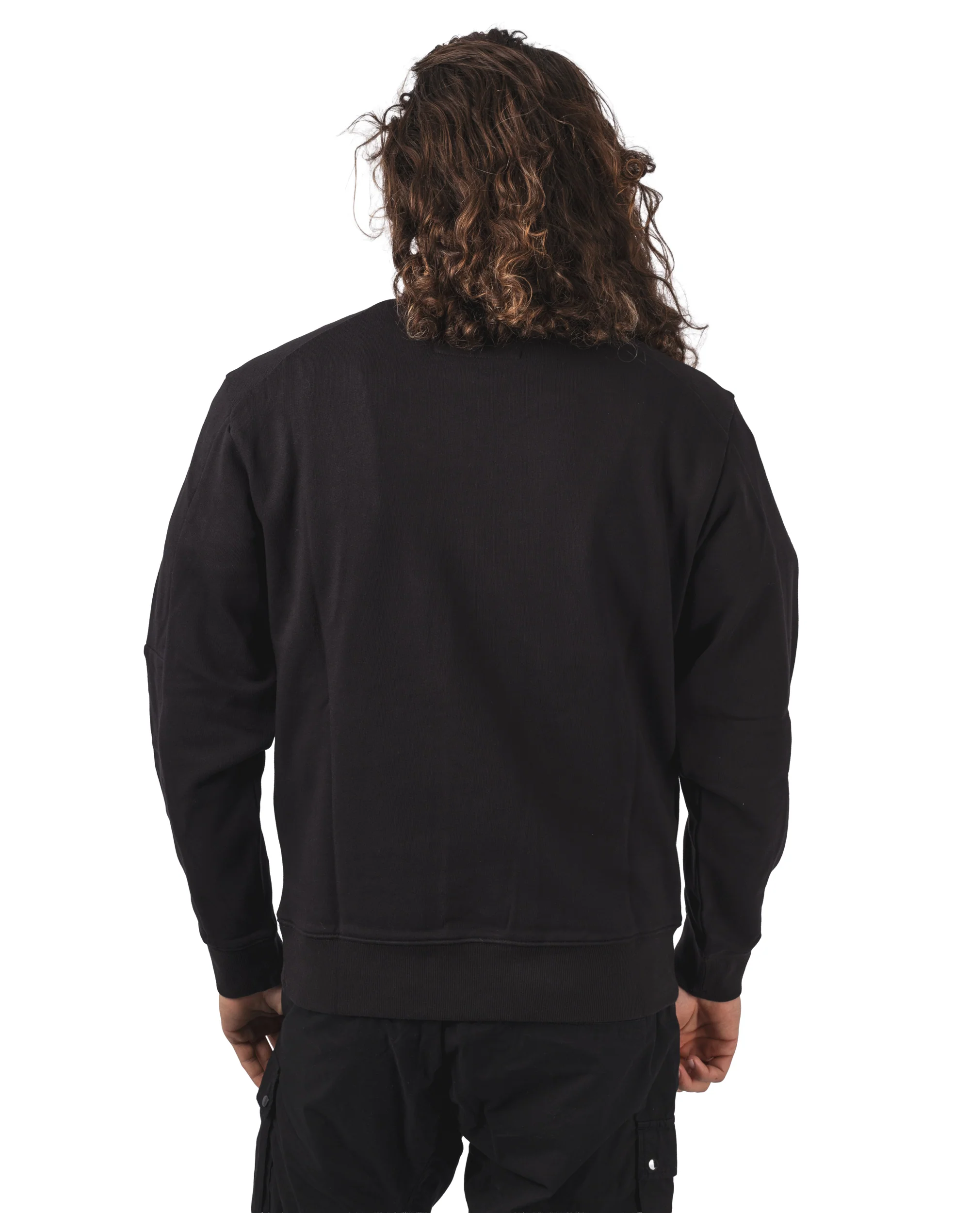 Diagonal Raised Fleece Crewneck Lens Sweatshirt – Image 4