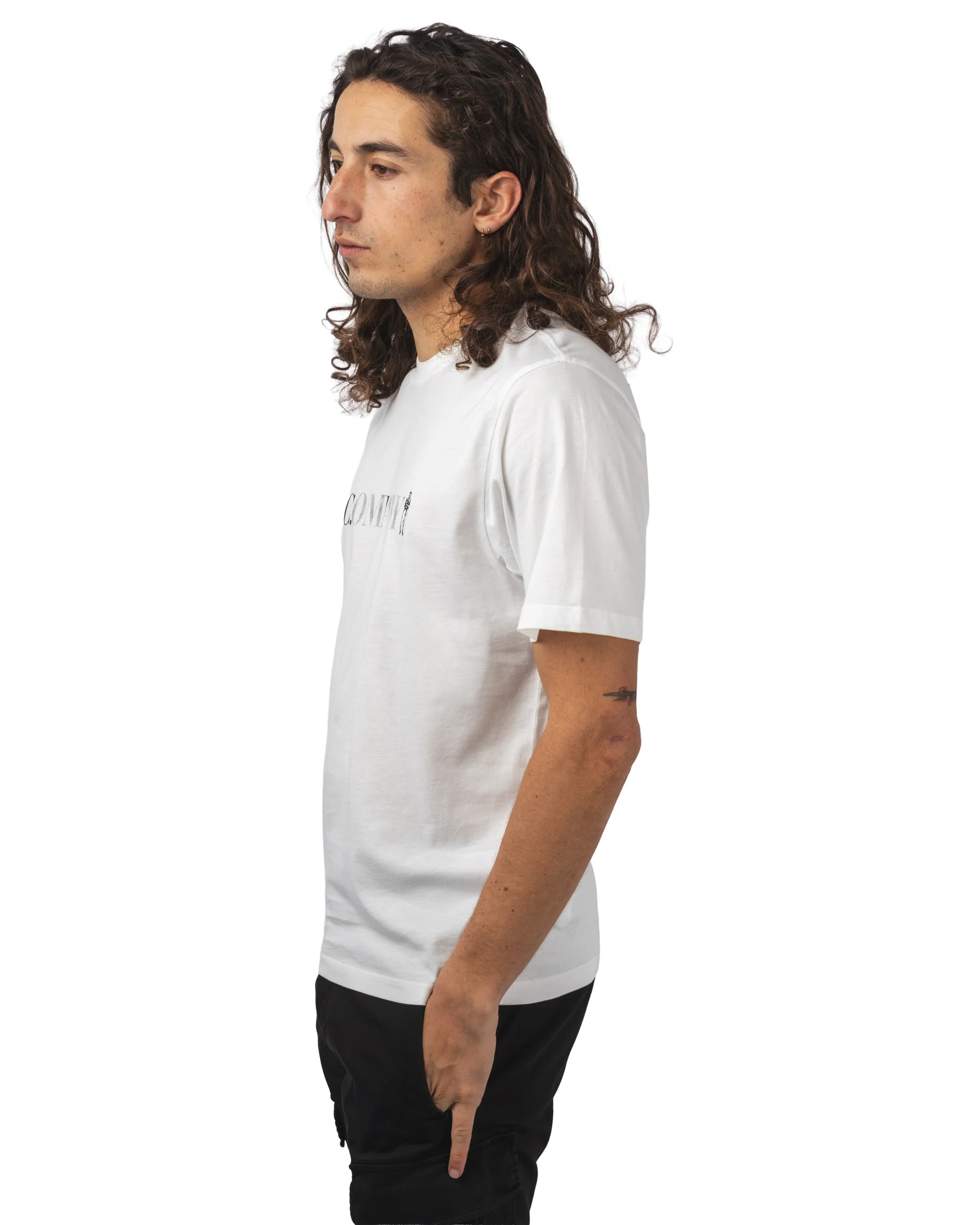 30/1 JERSEY S/S CHEST LOGO T-SHIRT – Image 4