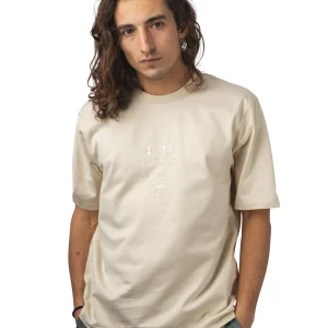 MERCERIZED JERSEY 30/2 TWISTED S/S LOGO T-SHIRT